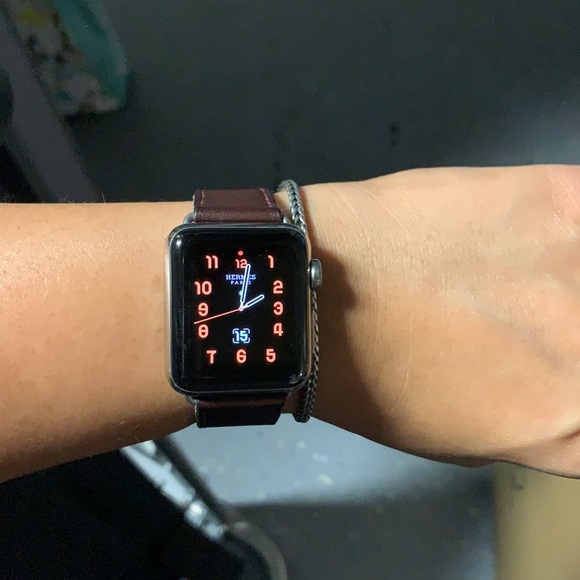 HERMES Apple Watch 38mm Leather Single Tour Band - Picture 12 of 13